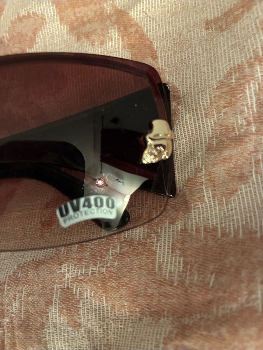 Ed Hardy Look Von Dolce Oversized Shield Sunglasses NWOT - Picture 2 of 7